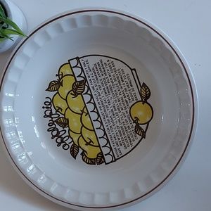 Vintage Apple Pie Plate
